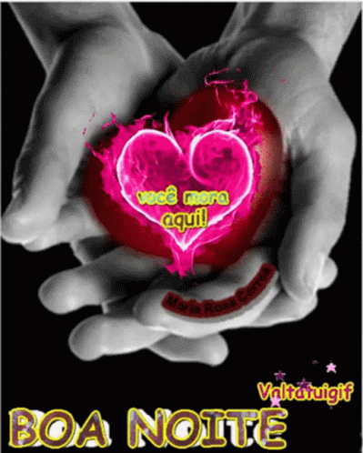 Hand Heart GIF - Hand Heart Voce Mora Aqui GIFs