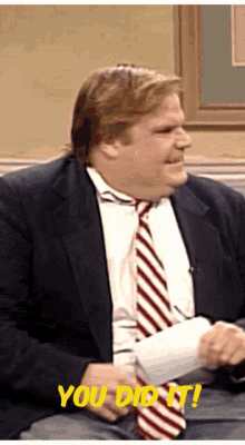 Awesome You Did It GIF - Awesome You Did It Chris Farley GIFs