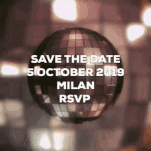 Save The Date 5october GIF - Save The Date 5october Fall Party GIFs