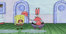 Drowning In My Tears GIF - Spongebob Squarepants Spongebob Mr Krabs GIFs