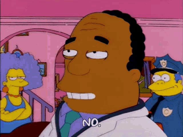 No The GIF - No The Simpsons - Discover &amp; Share GIFs