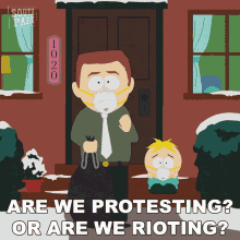 Are We Protesting Or Are We Rioting South Park GIF - Are We Protesting Or Are We Rioting South Park Pandemic Special GIFs