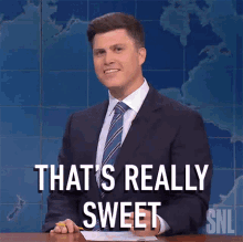 Thats Really Sweet Saturday Night Live GIF - Thats Really Sweet Saturday Night Live Thats Lovely GIFs