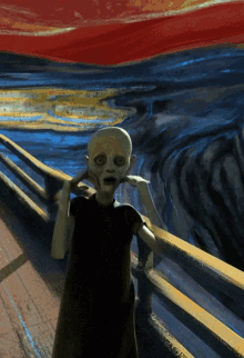 The Scream Edvard Munch GIF - The Scream Edvard Munch - Discover amp Share  GIFs