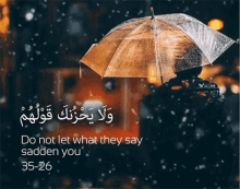 Do Not Let What They Say Sadden You GIF - Do Not Let What They Say Sadden You Umbrella GIFs