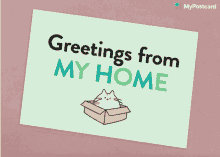 Greetings From Home Mypostcard GIF - Greetings From Home Mypostcard Quarantine GIFs
