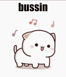Cat Bussin GIF - Cat Bussin Music GIFs
