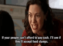 I'Ll See If They'Ll Accept Food Stamps GIF - Food Stamps Food Stamp Cash GIFs