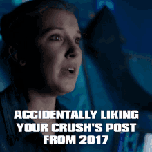 Accidentally Liking Your Crushs Post From2017 Madison Russell GIF - Accidentally Liking Your Crushs Post From2017 Madison Russell Millie Bobby Brown GIFs