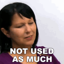 Not Used As Much Rebecca GIF - Not Used As Much Rebecca Engvid GIFs