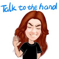 Paidee Talk To The Hand Sticker - Paidee Talk To The Hand Xpaidee Stickers