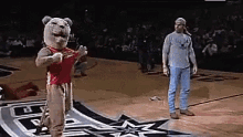 Shawn Michaels Spurs Mascot GIF - Shawn Michaels Spurs Mascot San Antonio GIFs