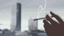 anime smoke aesthetic