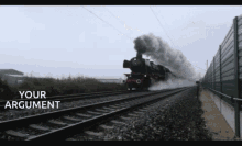 Train Your Argument GIF - Train Your Argument Steam GIFs