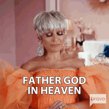 Father God In Heaven Karen Huger GIF - Father God In Heaven Karen Huger Real Housewives Of Potomac GIFs