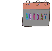 Days Monday Sticker - Days Monday Tuesday Stickers