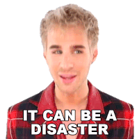 It Can Be A Disaster Brad Mondo Sticker - It Can Be A Disaster Brad Mondo Its Gonna Be Bad Stickers