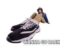 Wanna Go Back Shoes Sticker - Wanna Go Back Shoes Skechers Stickers