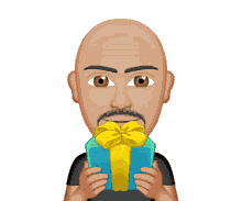 gift present smiling for you bald man gift present smiling for you bald man
