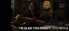 im glad you didnt michelle gomez mary wardell chilling adventures of sabrina im glad you did not