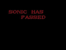 Sonic Has GIF - Sonic Has Passed GIFs