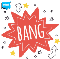 Miggi Bang Sticker - Miggi Bang Stickers