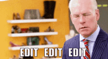 Tim Gunn Edit Edit Edit GIF - Tim Gunn Edit Edit Edit Project Runway GIFs
