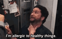 Michael Burns Allergic To Healthy Things GIF - Michael Burns Allergic To Healthy Things Rooster Teeth GIFs