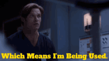 Greys Anatomy Atticus Lincoln GIF - Greys Anatomy Atticus Lincoln Which Means Im Being Used GIFs