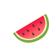Watermelon Watermelon Slice Sticker - Watermelon Watermelon Slice Bite Stickers