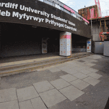 Cardiff Student Union Steps GIF - Cardiff Student Union Steps Way Going To GIFs