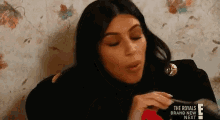 Kim Kardashian The Kardashians GIF - Kim Kardashian The Kardashians Eating GIFs
