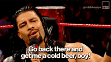 Wwe Roman Reigns GIF - Wwe Roman Reigns Go Back There GIFs
