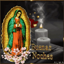 Buenas Noches Madre GIF - Buenas Noches Madre Guadalupe Ruega GIFs