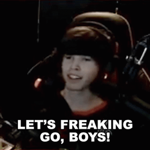 Lets go boys. Lets go gif