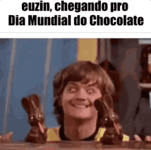 Dia Mundial Do Chocolate / Comendo Chocolate / Amo Chocolate GIF - World Chocolate Day Dia Do Chocolate Kid GIFs