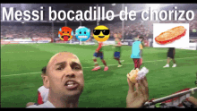 Messi Bocadillo De Chorizo GIF - Messi Bocadillo De Chorizo GIFs