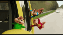 Alvin And The Chipmunks Road Trip GIF - Alvin And The Chipmunks Road Trip Car GIFs