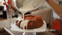 "Butt Cake" No, It'S A Bundt Cake.  Let Lovelyladycakes Teach You How To Make A Proper One. GIF - Cake Sweets Icing GIFs