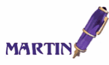 martin martin name pen writing name