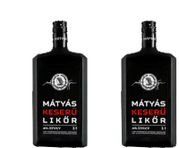 Matyas Keseru Likor Liquor Sticker - Matyas Keseru Likor Liquor Kunság Szesz Stickers