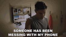 Someone Has Been Missing With My Phone Smiley Face Killers GIF - Someone Has Been Missing With My Phone Smiley Face Killers Who Touched My Phone GIFs