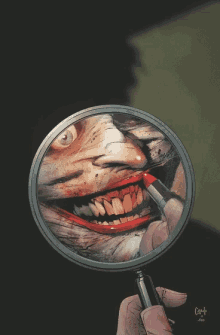 joker lipstick the joker batman
