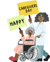 Corrieliotta National Caregivers Day Sticker - Corrieliotta National Caregivers Day Happy Caregivers Day Stickers