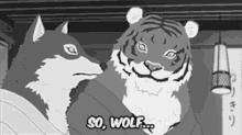 Tiger Wolf GIF - Tiger Wolf So Wolf GIFs