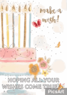 Happy Birthday Cake GIF - Happy Birthday Cake Make A Wish GIFs