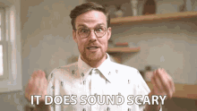 It Does Sound Scary Gregory Brown GIF - It Does Sound Scary Gregory Brown Asapscience GIFs