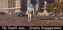 My Death Was Greatly Exaggerated Meme GIF - My Death Was Greatly Exaggerated Meme Metro Man GIFs