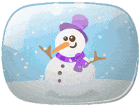 Snow Globe Snowman Sticker - Snow Globe Snowman Snow Stickers