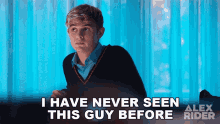 I Have Never Seen This Guy Before Alex Rider GIF - I Have Never Seen This Guy Before Alex Rider I Didnt Meet Him Before GIFs
